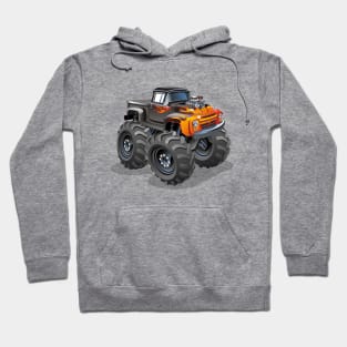 Cartoon Monster Truck Hoodie